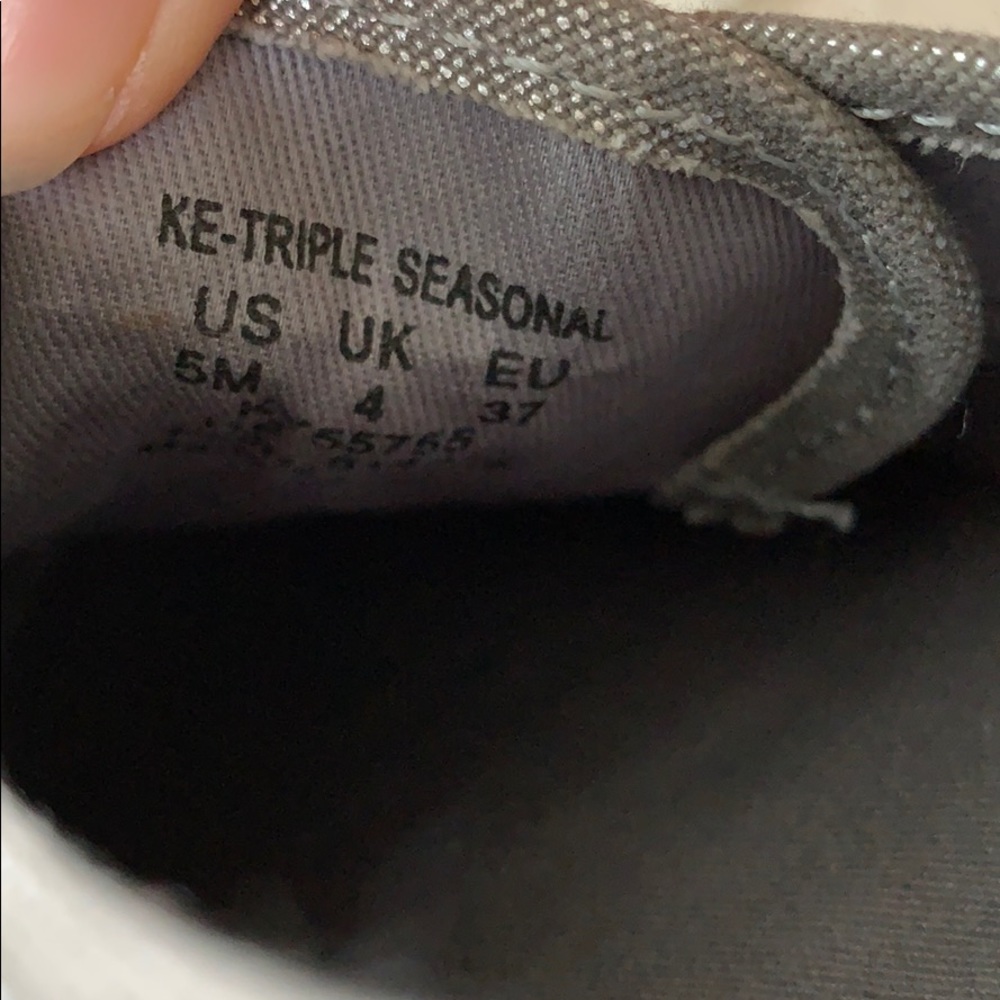Keds triple decker metallic shimmer sneakers - Picture 7 of 7